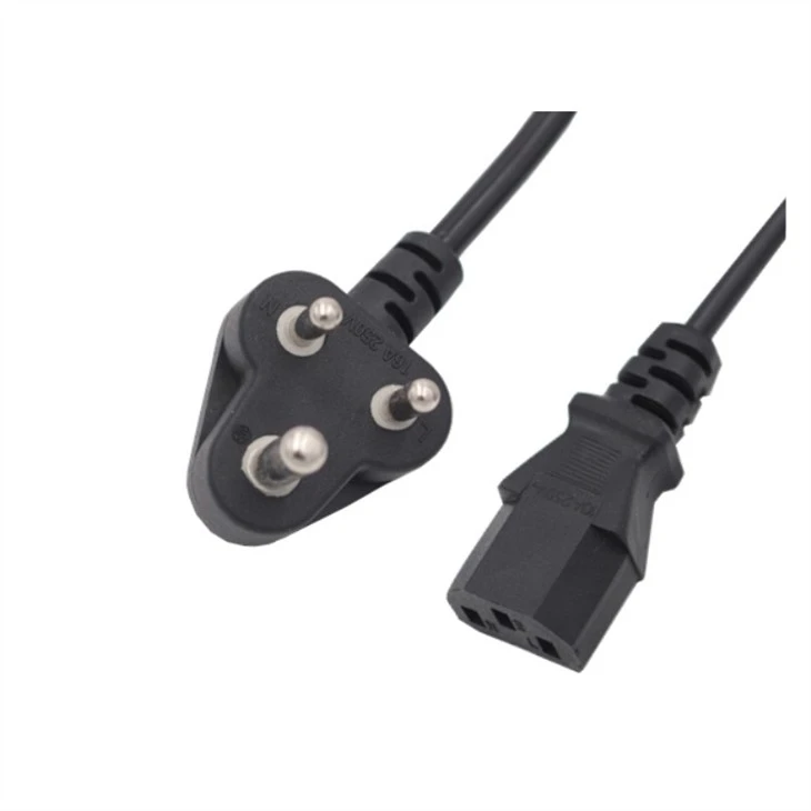 Black Power Cord Plug