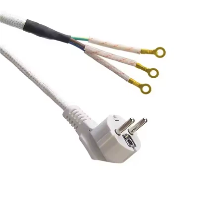 Bakreni prevodnik bombažni plašč pleteni kabel za napajanje