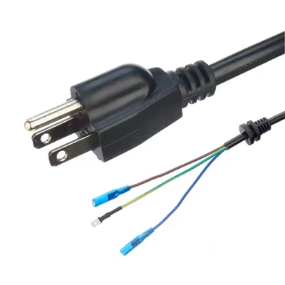 3 PRONG USA napajalni vtič s PVC